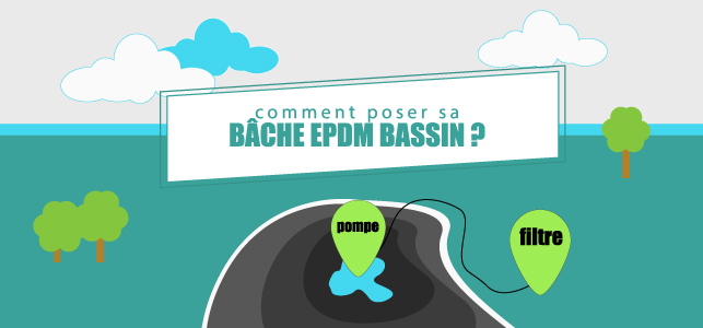 Comment poser sa bâche EPDM pour un bassin d'extérieur.