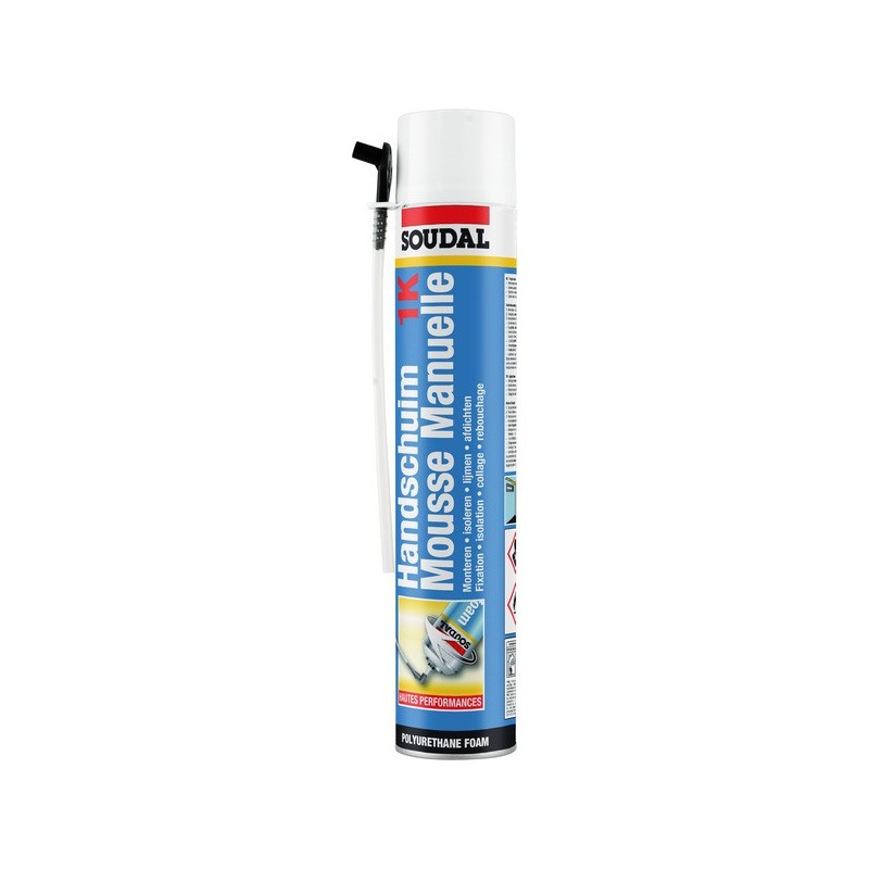 Bombe mousse polyuréthane expansive 500 ml Soudal